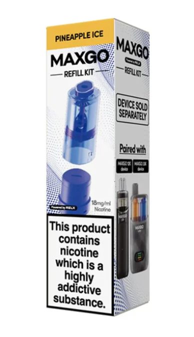 Relx Max-Go Replacement Pods (Pack of 5) - Pineapple Ice