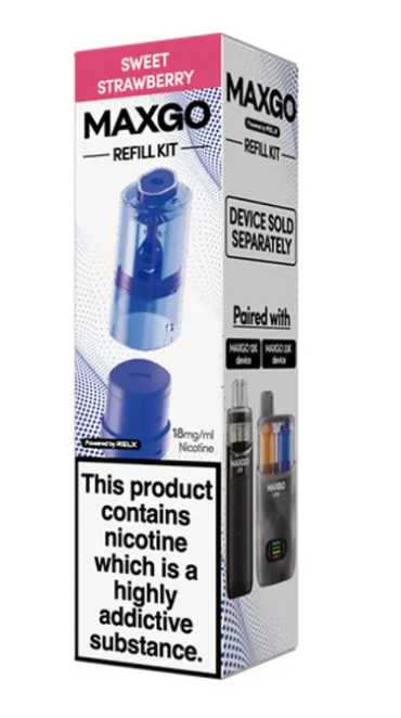 Relx Max-Go Replacement Pods (Pack of 5) - Sweet Strawberry
