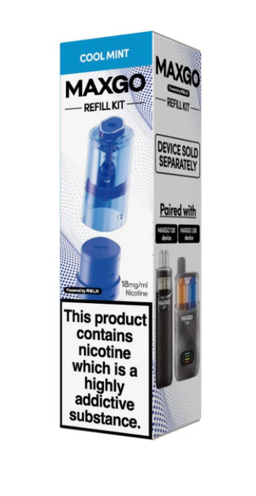 Relx Max-Go Replacement Pods (Pack of 5) - Cool Mint