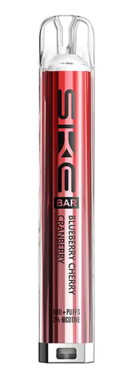 SKE Bar 600 Prefilled Pod Kit (Pack of 10) - Blueberry Cherry Cranberry