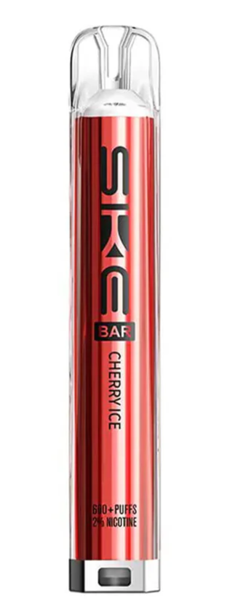 SKE Bar 600 Prefilled Pod Kit (Pack of 10) - Cherry Ice