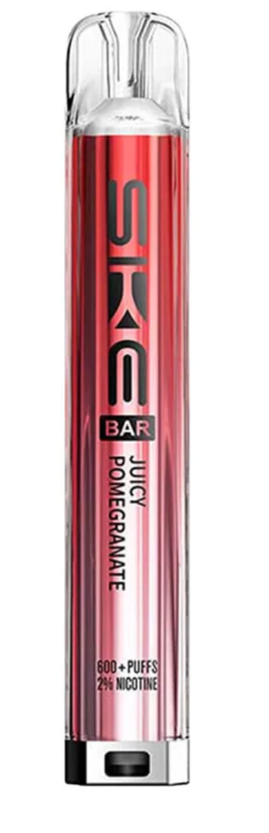 SKE Bar 600 Prefilled Pod Kit (Pack of 10) - Juicy Pomegranate