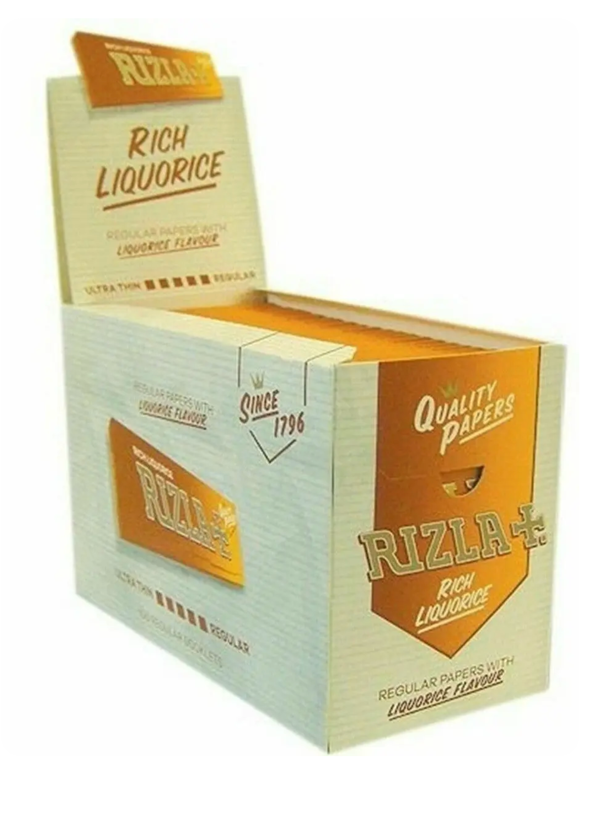 RIZZLA RICH LIQOURICE 1X100 REGULAR BOOKLETS