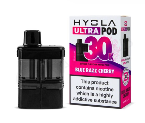 HYOLA ULTRA POD 30K BLUE RAZZ CHERRY