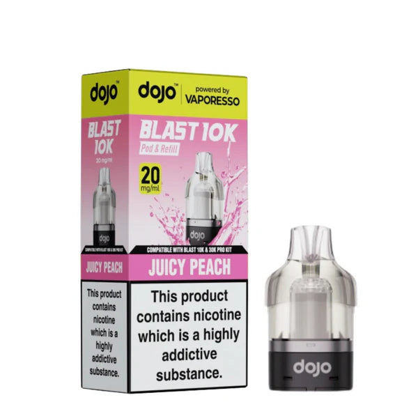 DOJO BLAST 10K PODS JUICY PEACH (5)
