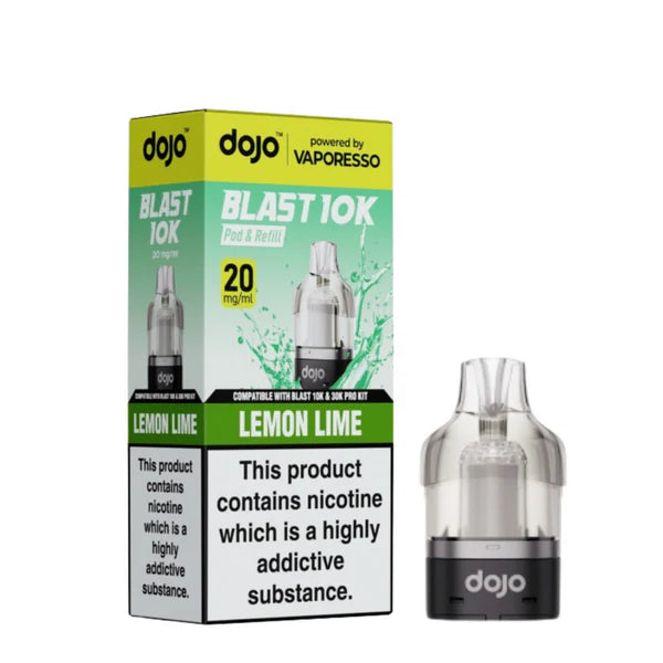 DOJO BLAST 10K PODS LEMON LIME (5)