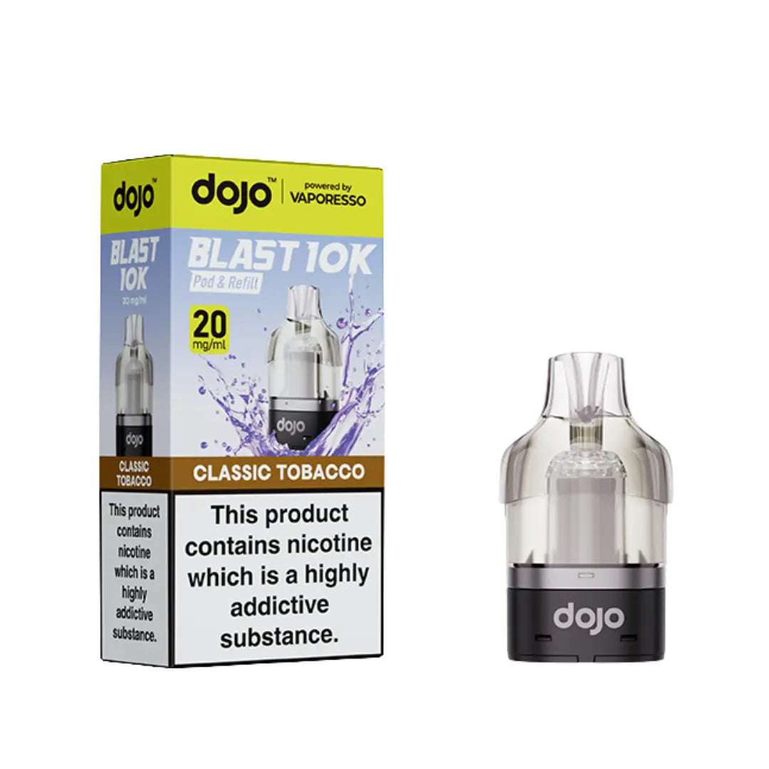 DOJO BLAST 10K PODS CLASSIC TOBACCO (5)