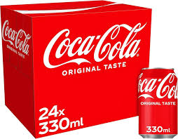 COKE CAN 330ML 24PK