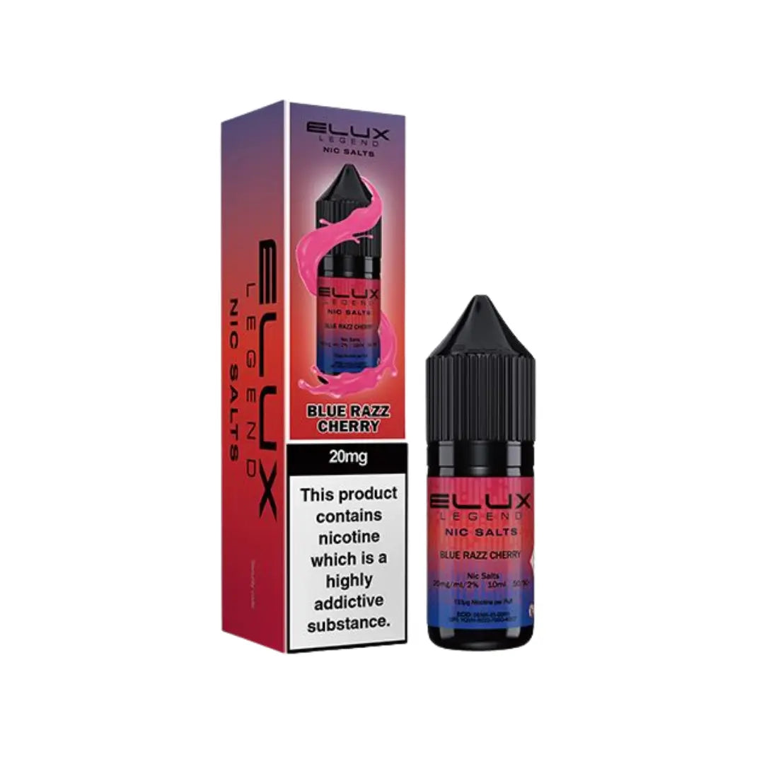 Elux Nic Salts Blue Razz cherry